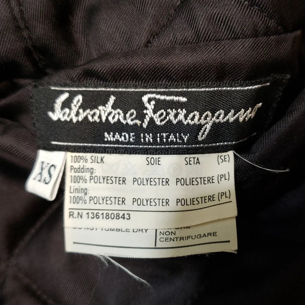 Rare fund Salvatore Ferragamo Floral and Animal Print Vest - Brown and Orange - Picture 8 of 16